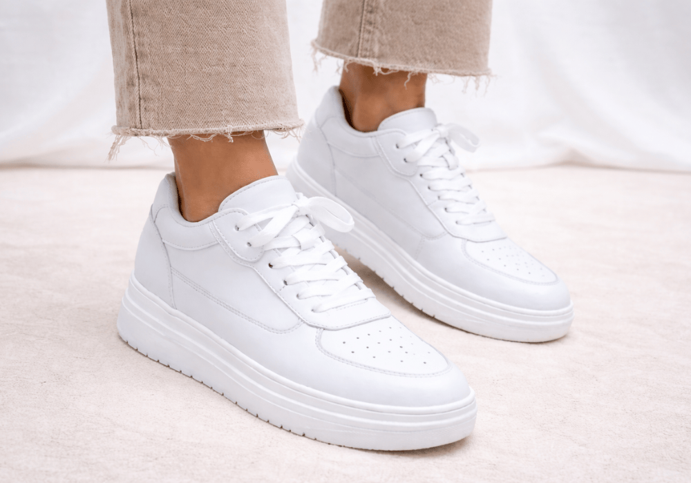 Chaussure réhaussée pour femme